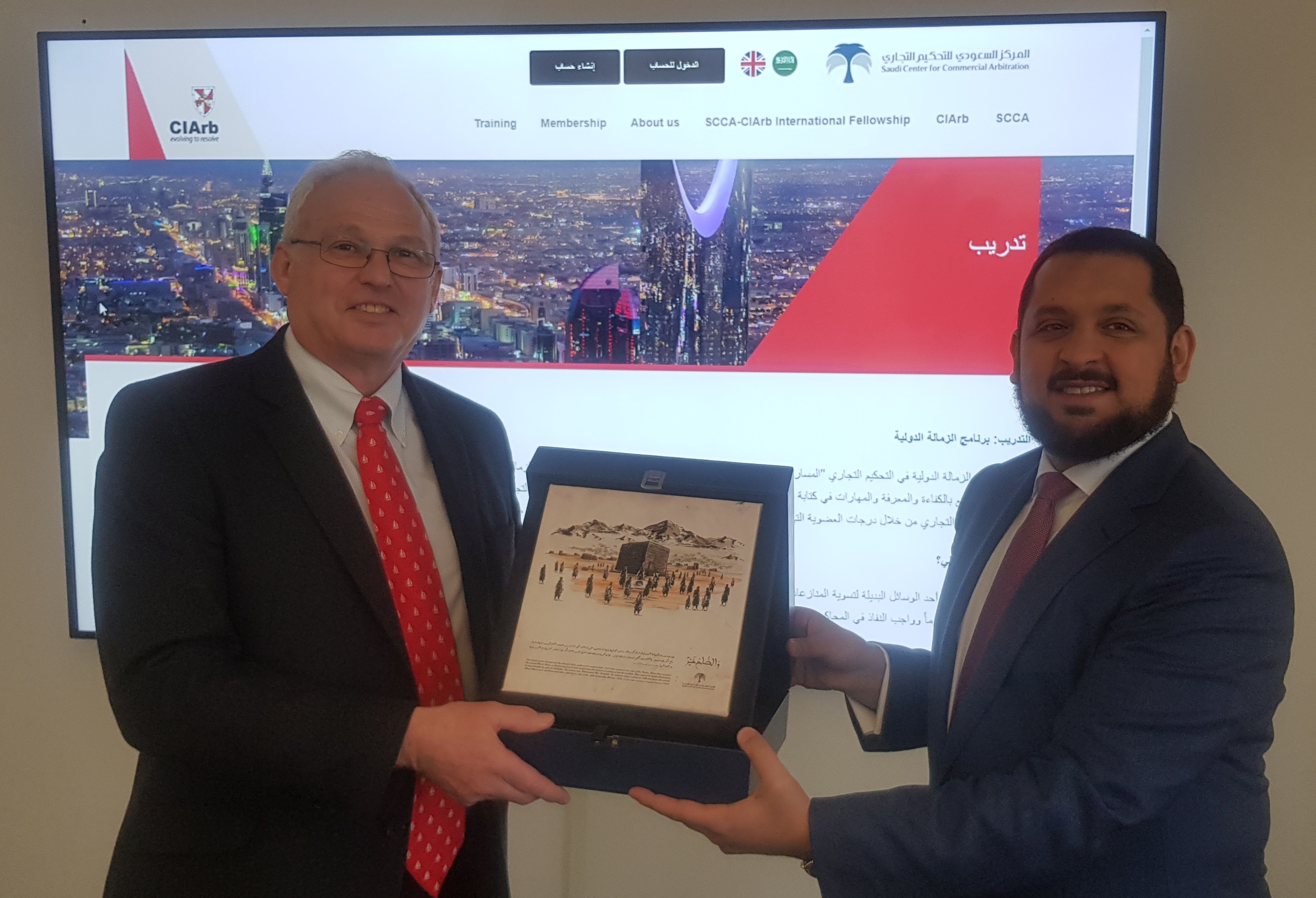 In partnership with the UK’s Chartered Institute of Arbitrators (CIArb), Saudi Center for Commercial Arbitration launches International Fellowship in Commercial Arbitration in the Kingdom from London In partnership with the UK’s Chartered Institute of Arbitrators (CIArb), Saudi Center for Commercial Arbitration launches International Fellowship in Commercial Arbitration in the Kingdom from London